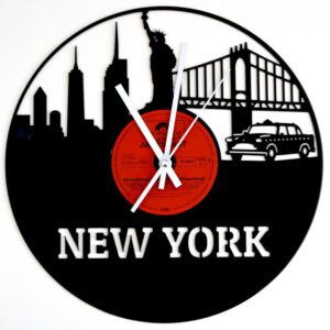 Schallplattenuhr-New-York | Einzigartiges Design in 1a Qualität