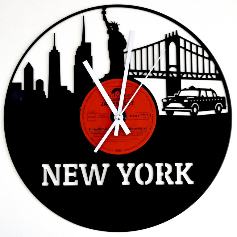 Schallplattenuhr-New-York