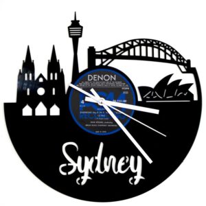 Schallplattenuhr-Sydney | Einzigartiges Design in 1a Qualität