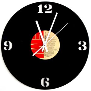 Schallplattenuhr-Zahlen-3-6-9-12 | Einzigartiges Design in 1a Qualität