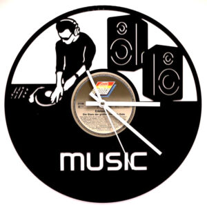 Schallplattenuhr-DJ | Einzigartiges Design in 1a Qualität