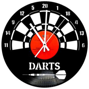 Schallplattenuhr-Darts | Einzigartiges Design in 1a Qualität