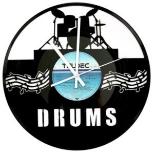 Schallplattenuhr-Drums | Einzigartiges Design in 1a Qualität