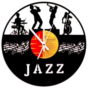 Schallplattenuhr-Jazz | Einzigartiges Design in 1a Qualität