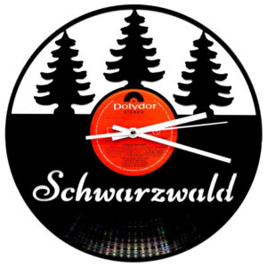 Schallplattenuhr-Schwarzwald-Tanne | Einzigartiges Design in 1a Qualität