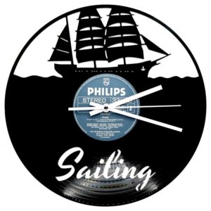 Schallplattenuhr-Sailing | Einzigartiges Design in 1a Qualität