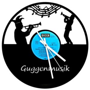 Schallplattenuhr-Guggenmusik | Einzigartiges Design in 1a Qualität