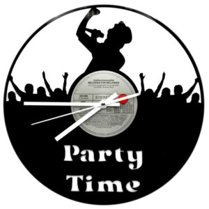 Schallplattenuhr-Party-Time | Einzigartiges Design in 1a Qualität